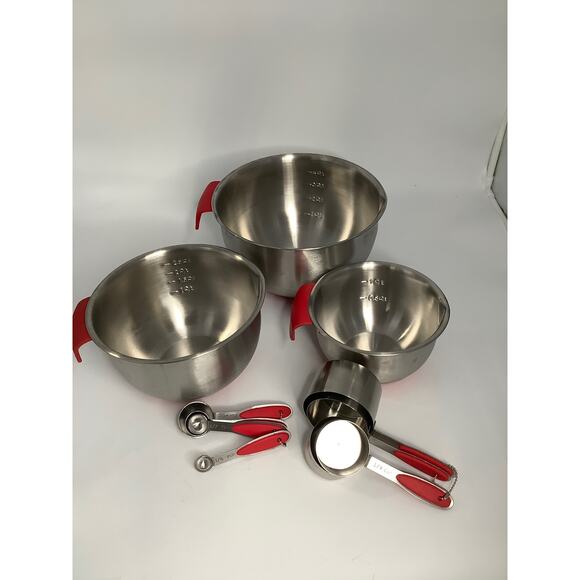 Home needs 11 piece kitchen set. Soft grip handle B146. - Picture 3 of 11